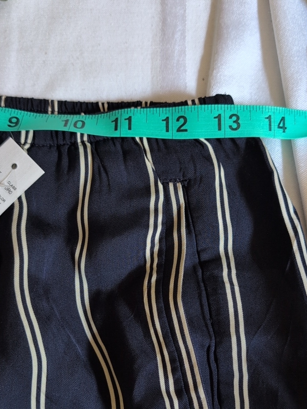 J Crew Petite Cosmo pant in stripe CP955 Size S NWT Navy White - Picture 9 of 9